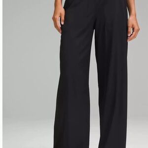 lululemon athletica Black Wide-Leg Pants